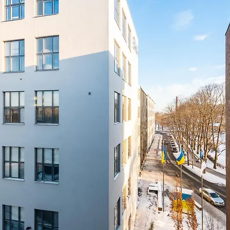 Free Parking, Quiet, One-bedroom At Kalamaja 아파트 탈린