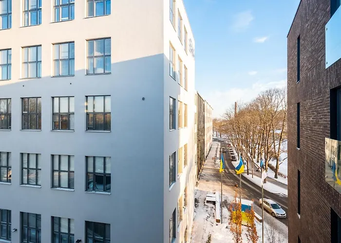 Free Parking, Quiet, One-bedroom At Kalamaja 아파트 탈린